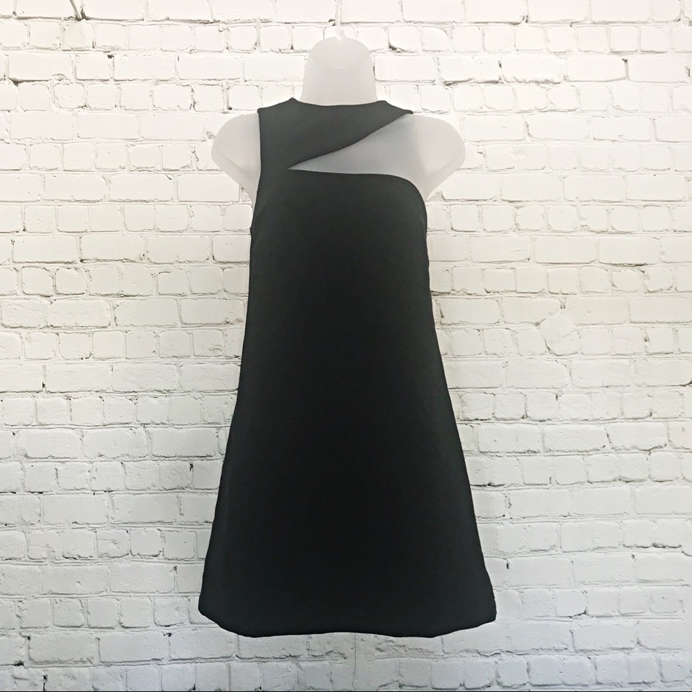 Abstract Cutout shift dress